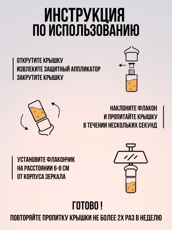 Car perfume Black Pepper & Amber, 10 ml, (UAE) wholesale